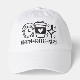 Alarm Coffee Slay - Funny Coffee Lover Hat