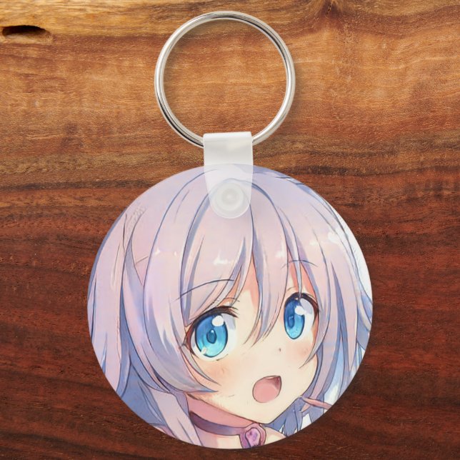 Girl Eyes Keychain