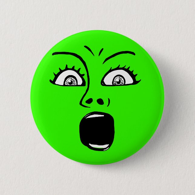 ALARMED! - Green Button (Front)