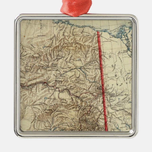 Alaska 5 metal ornament (Front)