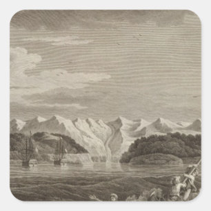 Alaska 5 square sticker