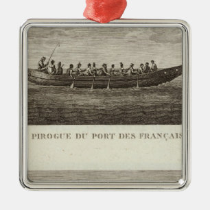 Alaska 6 metal ornament