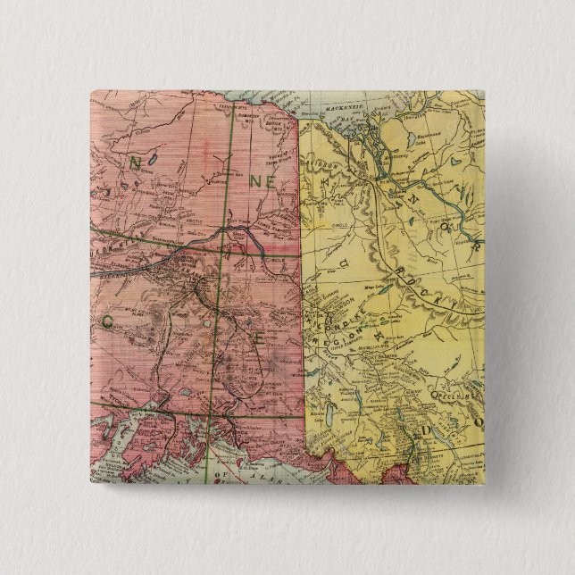 Alaska 6 pinback button (Front)