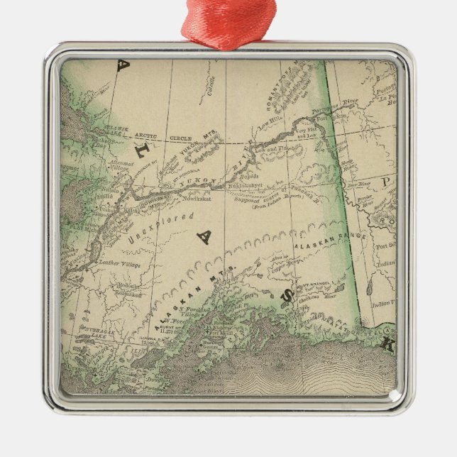 Alaska 9 metal ornament (Front)