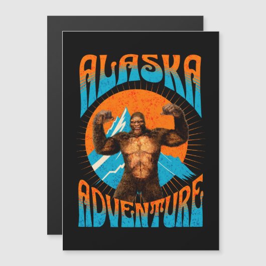 Alaska Adventure Funny Sasquatch (Front/Back)