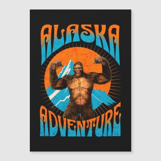 Alaska Adventure Funny Sasquatch (Front)