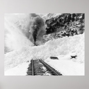 Alaska Avalanche: early 1900s Poster