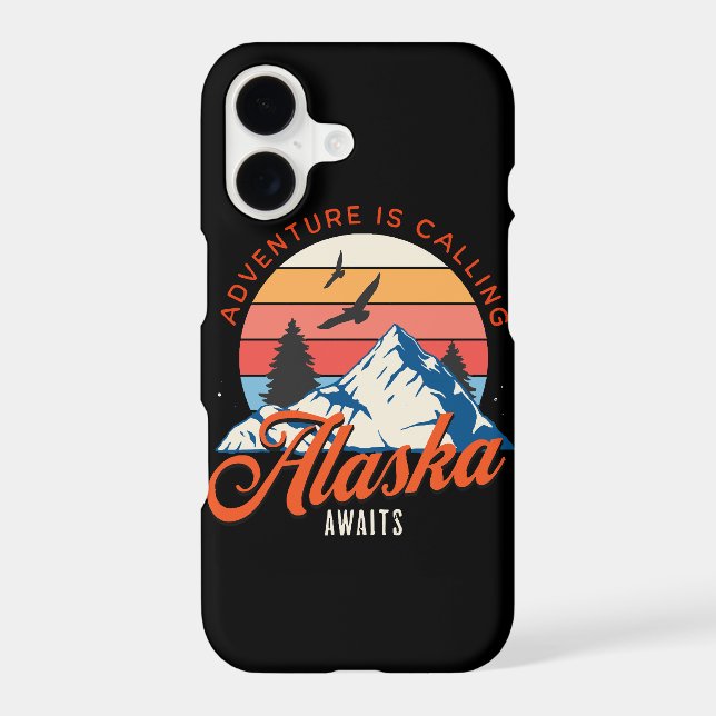 Alaska Awaits! Iphone Case (Back)