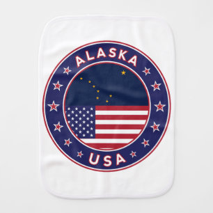 Alaska Baby Burp Cloth
