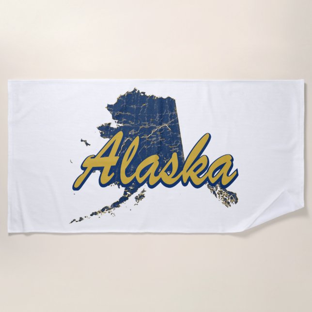 Alaska Beach Towel (Front)