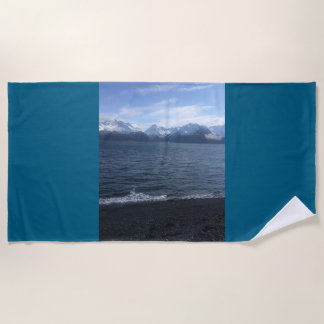 Alaska Beach Vibes: Rugged Beach Towel