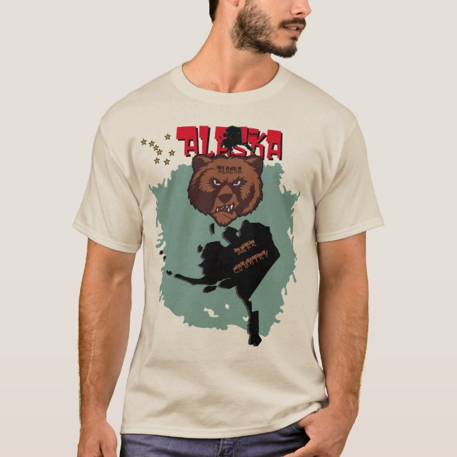 Alaska Bear Country T-Shirt (Front)