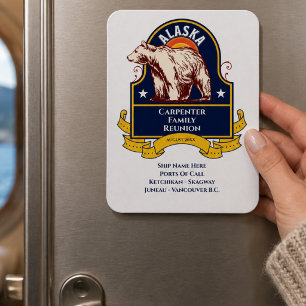 Alaska Bear Family Reunion Cruise Magnet
