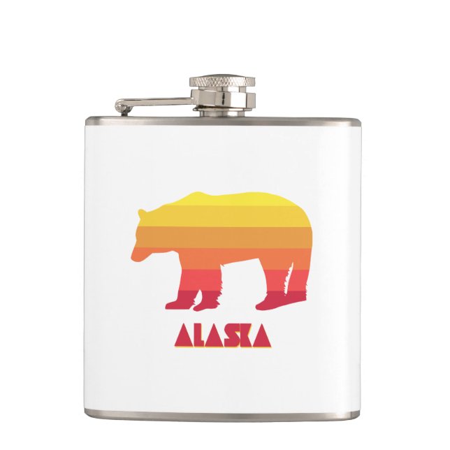Alaska Bear Flask (Front)