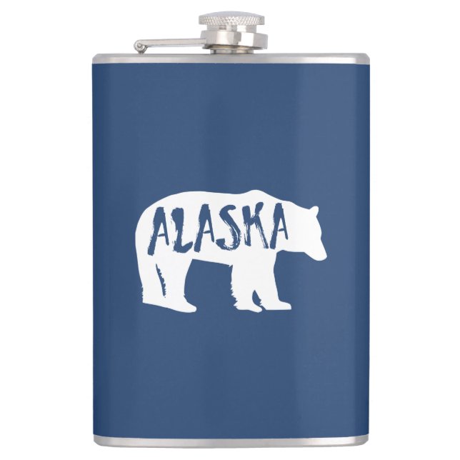 Alaska Bear Flask (Front)