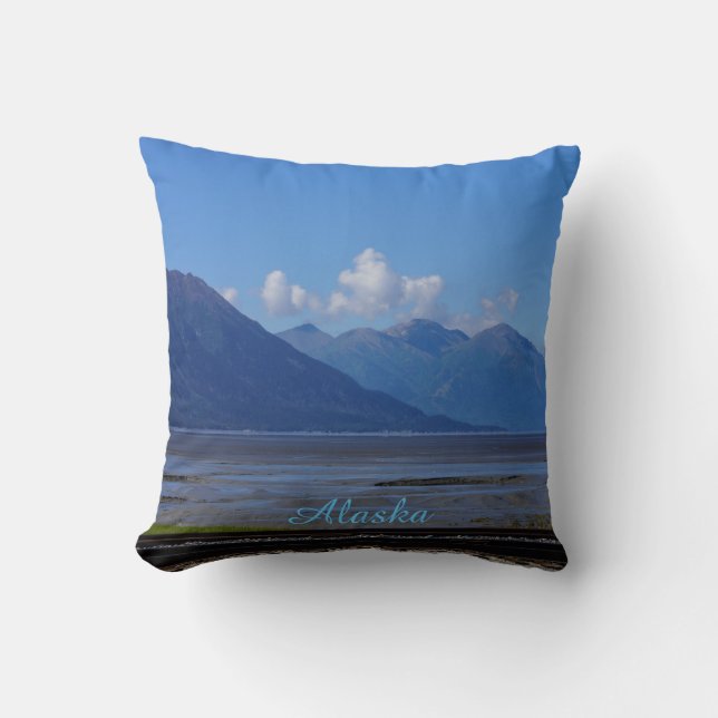 Alaska Beauty Throw Pillow (Front)