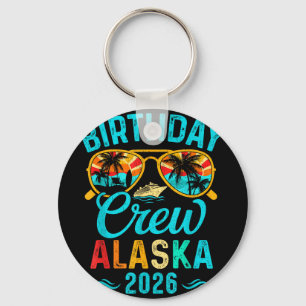 Alaska birthday crew vacation 2026 family matching keychain