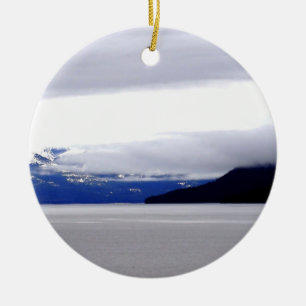 Alaska Blues Ceramic Ornament