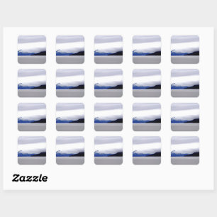 Alaska Blues Square Sticker