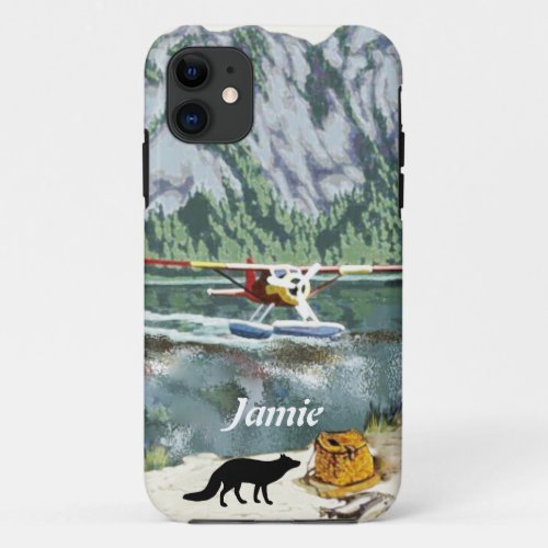 Alaska Bush Plane And Fishing Travel iPhone 11 Case