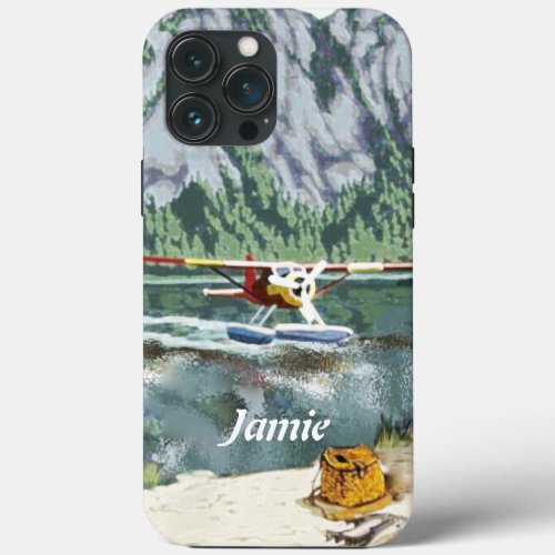 Alaska Bush Plane And Fishing Travel iPhone 13 Pro Max Case