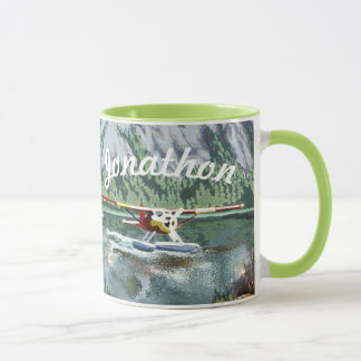 Alaska Bush Plane And Fishing Travel Mug