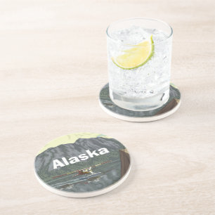Alaska Bush Plane Souvenirs Drink Coaster
