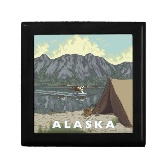 Alaska Bush Plane Souvenirs Gift Box (Front)