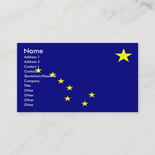 ALASKA Business Cards