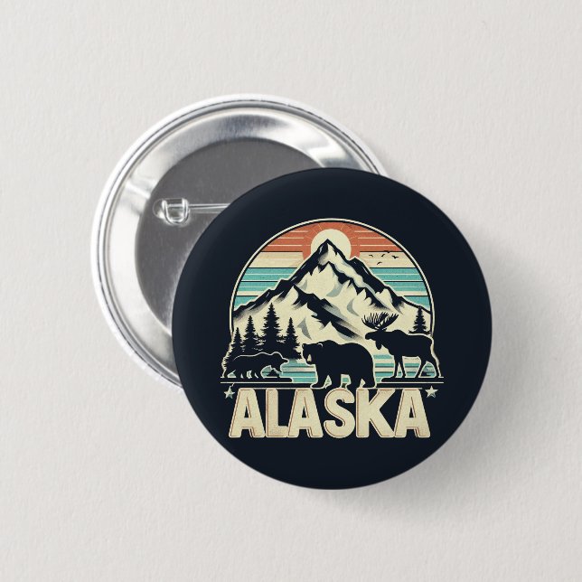 Alaska Button (Front & Back)