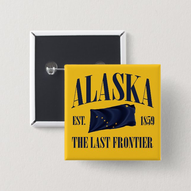 Alaska Button (Front & Back)