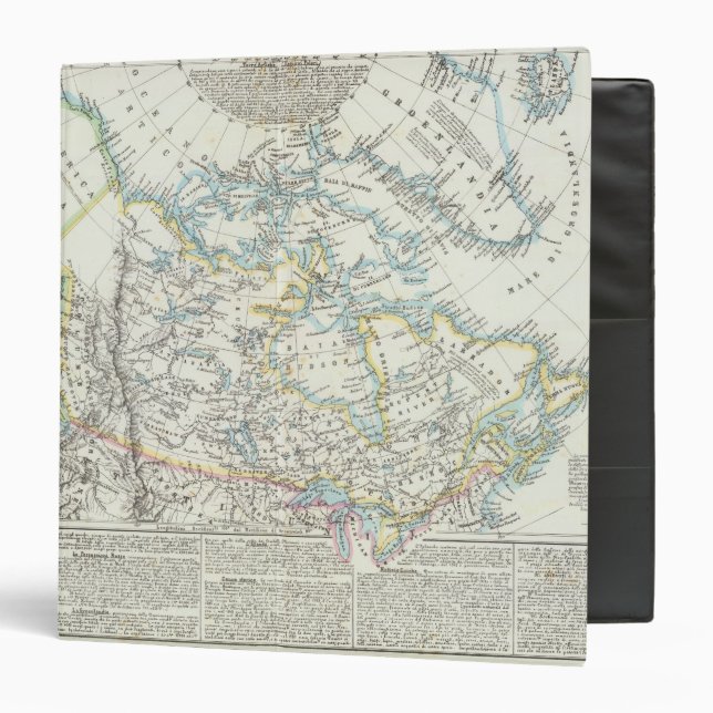 Alaska, Canada, Greenland 3 Ring Binder (Front/Inside)