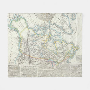 Alaska, Canada, Greenland Fleece Blanket
