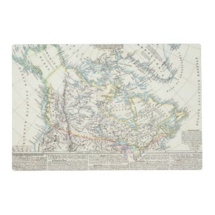 Alaska, Canada, Greenland Placemat