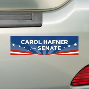 Alaska Carol Hafner for Senate Bumper Sticker