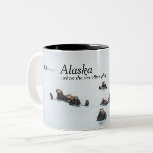 Alaska Coffee Mugs - Sea Otters
