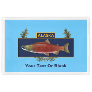 Alaska Combat Fisherman Badge Acrylic Tray