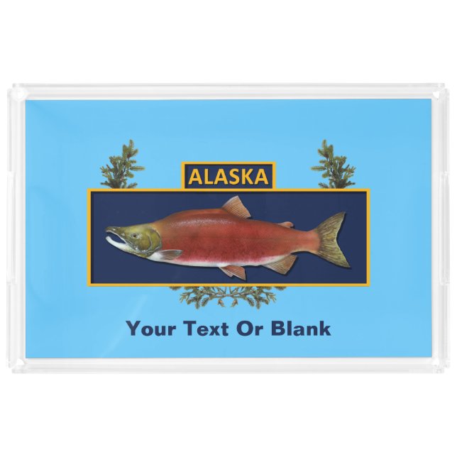 Alaska Combat Fisherman Badge Acrylic Tray (Front)