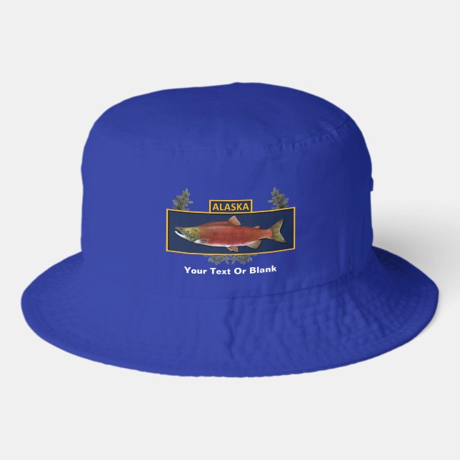 Alaska Combat Fisherman Badge Bucket Hat (Front)