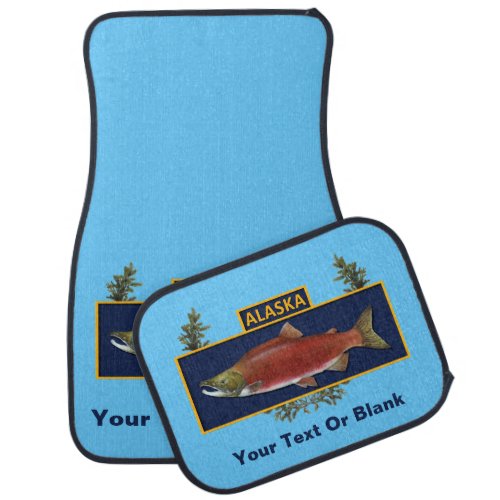 Alaska Combat Fisherman Badge Car Mat