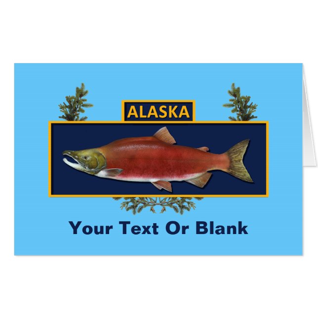 Alaska Combat Fisherman Badge Card (Front Horizontal)