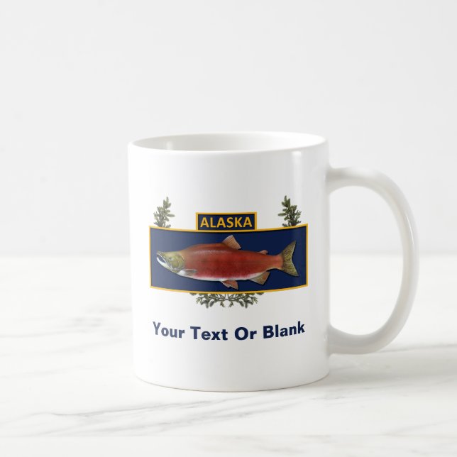 Alaska Combat Fisherman Badge Coffee Mug (Right)