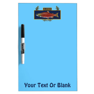 Alaska Combat Fisherman Badge Dry-Erase Board