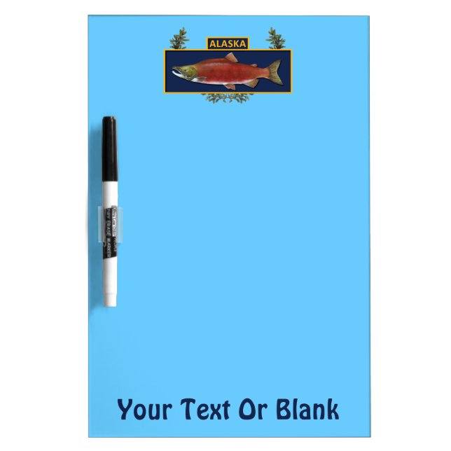 Alaska Combat Fisherman Badge Dry-Erase Board (Front)