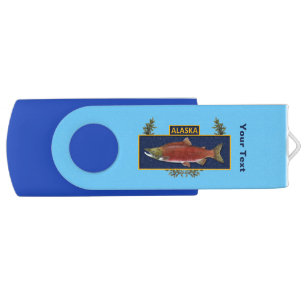 Alaska Combat Fisherman Badge Flash Drive