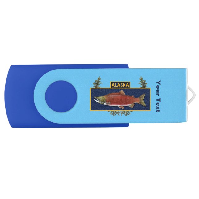 Alaska Combat Fisherman Badge Flash Drive (Front)