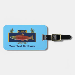 Alaska Combat Fisherman Badge Luggage Tag