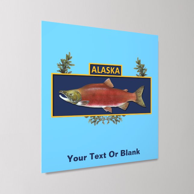 Alaska Combat Fisherman Badge Peel And Stick Photo Tile (Angled)