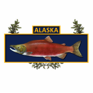 Alaska Combat Fisherman Badge Statuette