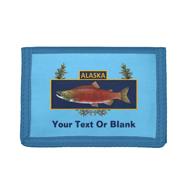 Alaska Combat Fisherman Badge Trifold Wallet (Front)